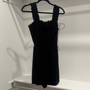 Black Sleeveless Romper